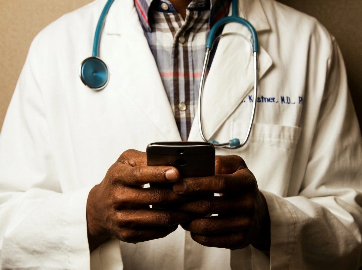 Equipo clínico preparando evaluación prequirúrgica con estudios de laboratorio